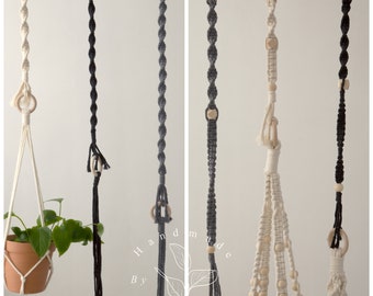 Plant hanger extension Hanging planter extension for high ceiling Long plant holder extender Macrame mobile extension Plant accessories