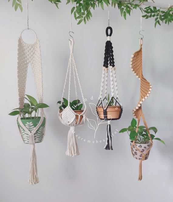 Boho Macrame Plant Hanger Hanging Planter Hanging Plant Holder Indoor Planter  Macrame Planter Gifts for Mom, Plant Lover Gifts - Etsy Denmark