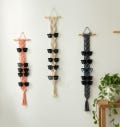 Macrame sunglasses holder Wall sunglasses rack Hanging eyeglass organizer Sunglasses display Eyeglass storage Gifts for her Gifts for Men