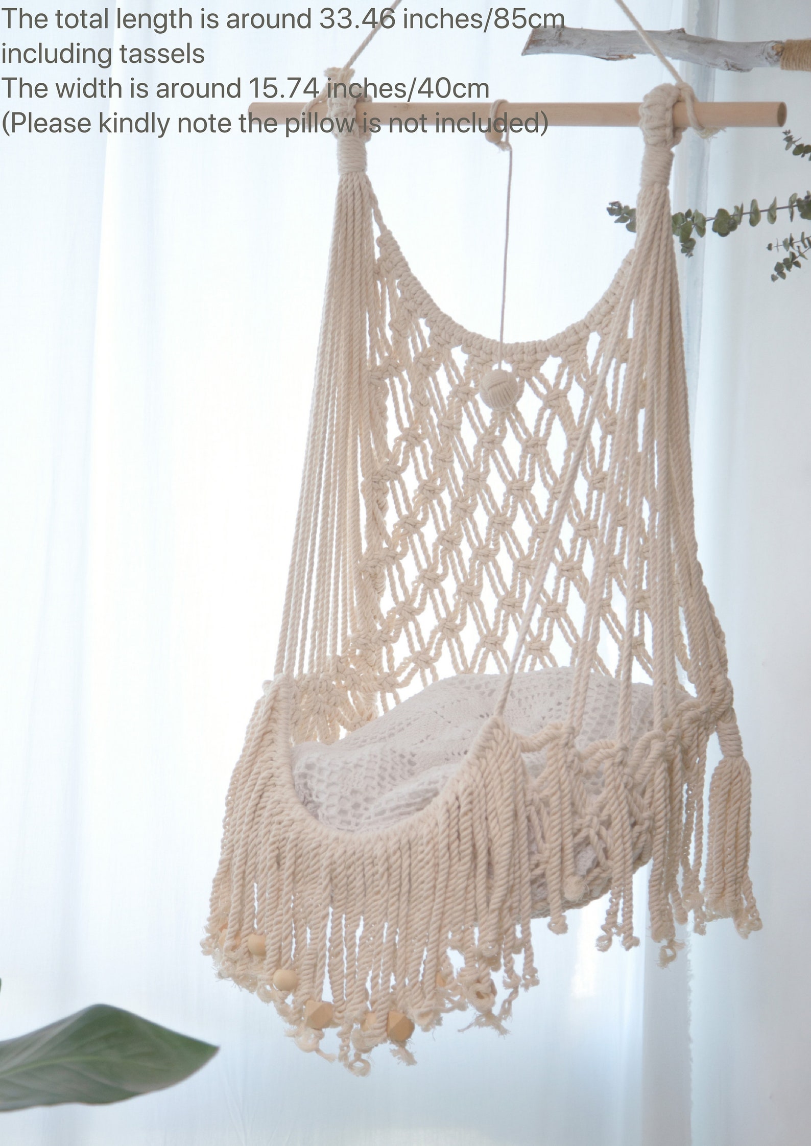 Liv Hanging Macrame Cat Swing