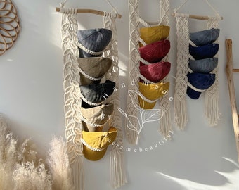 2 Ganci Per Cappello In Macramè - Portacappelli In Corda Di Cotone - Foto 8