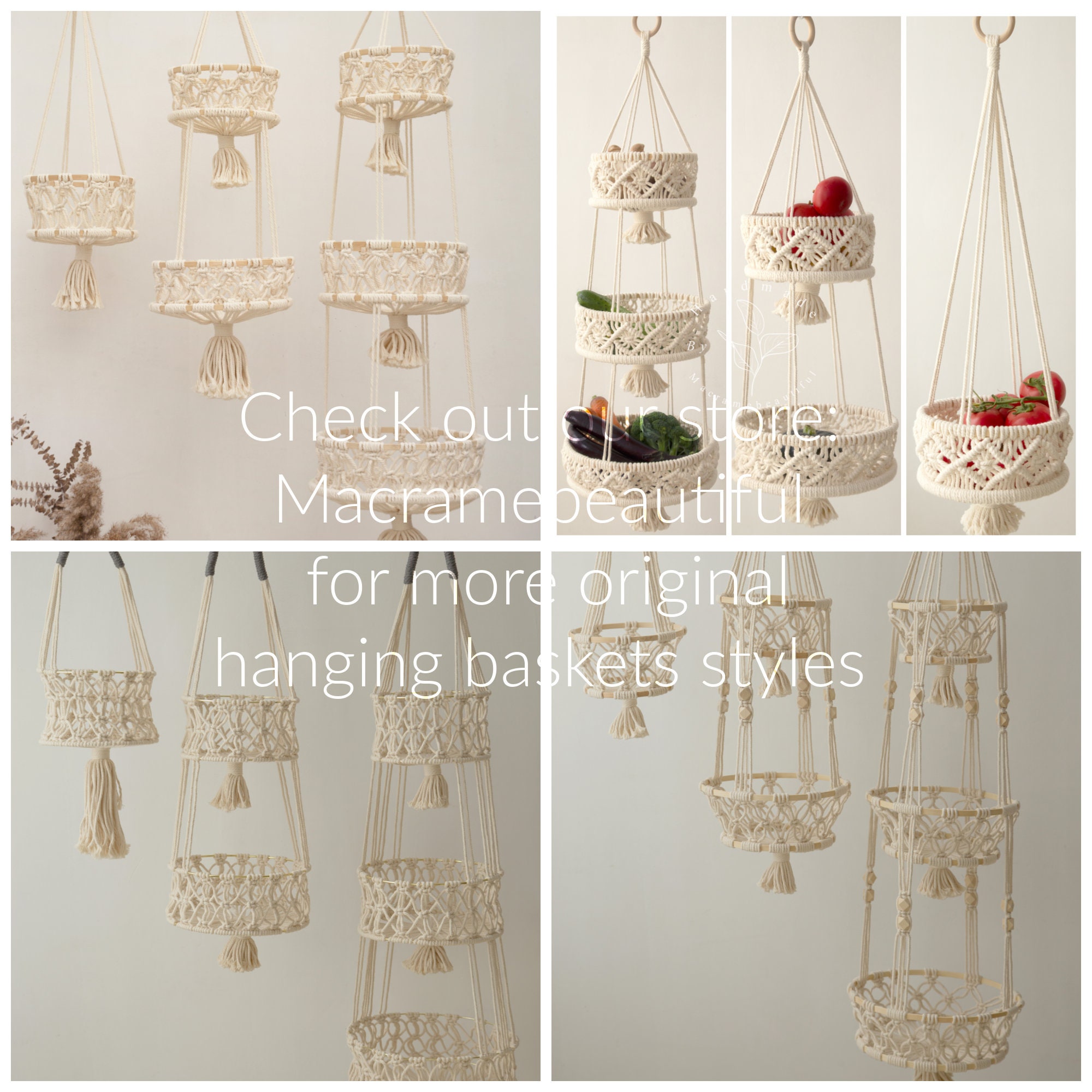 Under cabinet hanging fruit basket – Macra-Made-With-Love