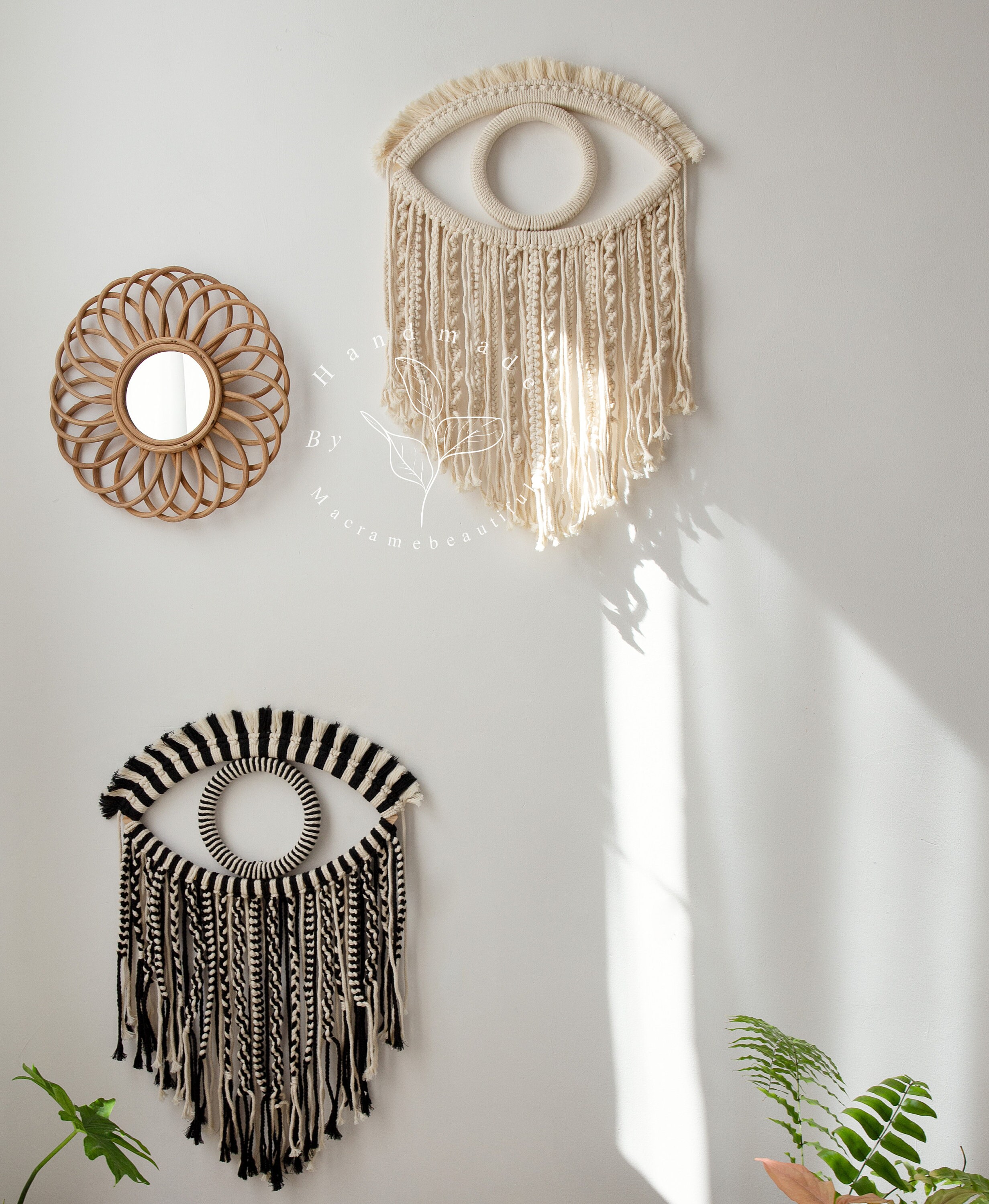 Ornement Nazar Turque Attrape-Rêves Mauvais Œil En Macramé Fait Main - Décoration Murale Protection - Amulette Nazar Turque - 44x12cm Ornement Noël Chrétien Ornement Nazar Turque Attrape-Rêves Mauvais Œil En Macramé Fait Main - Décoration Murale Protection - Amulette Nazar Turque - 44x12cm Ornement Noël Chrétien