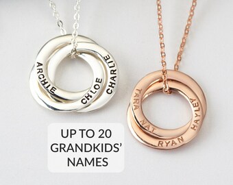 Mother's Day Gift for Mom From Daughter, Personalized Mothers Jewelry, Mother In Law Gifts, Mom Necklace With Kids Names, Gift For Mom