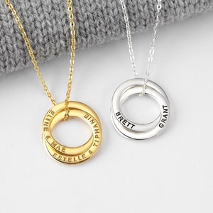 Customized Christmas Gift for Mom From Daughter, Personalized Mothers Jewelry, Mother In Law Gifts, Mom Necklace With Kids Names