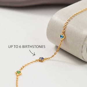 Childrens Birthstone Necklace for Mom, Mothers Day Gift Necklace Birthstone, Birthstone Gift for Mom, Mother Jewelry, Birthstone Pendant