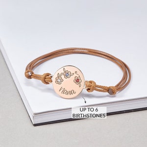 Grandma Birthstone Bracelet, Family Birthstone Bracelet, Mothers Birthstone Bracelet, Birthstone Jewelry, Birthstone Gift, Gift For Mom