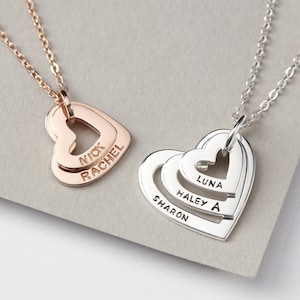 Personalisierter Mom Schmuck mit Kinder Namen, Weihnachtsgeschenk für Mama, Mütter Halskette, Kinder Namen Schmuck, Mutter Geschenk von Tochter