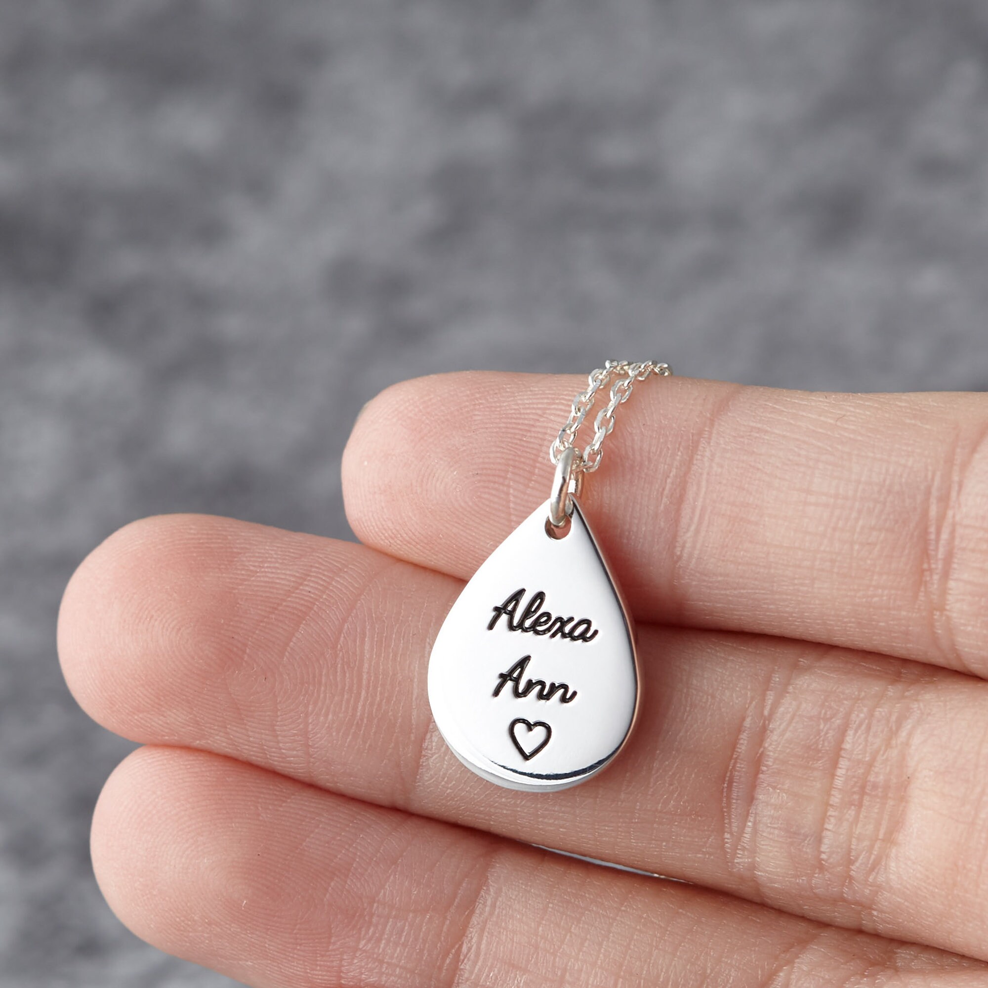 Fingerprint Jewelry Thumbprint Necklace Thumbprint Jewelry Etsy