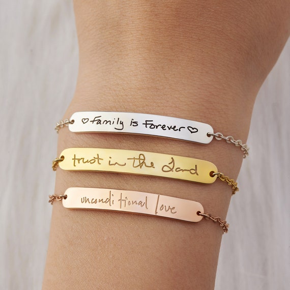 Etsy signature bracelet deals