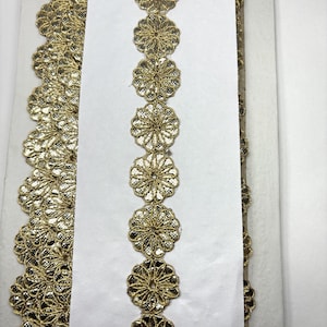 Flower Gota Lace Trim: Sewing Craft Embellishment By Yard
