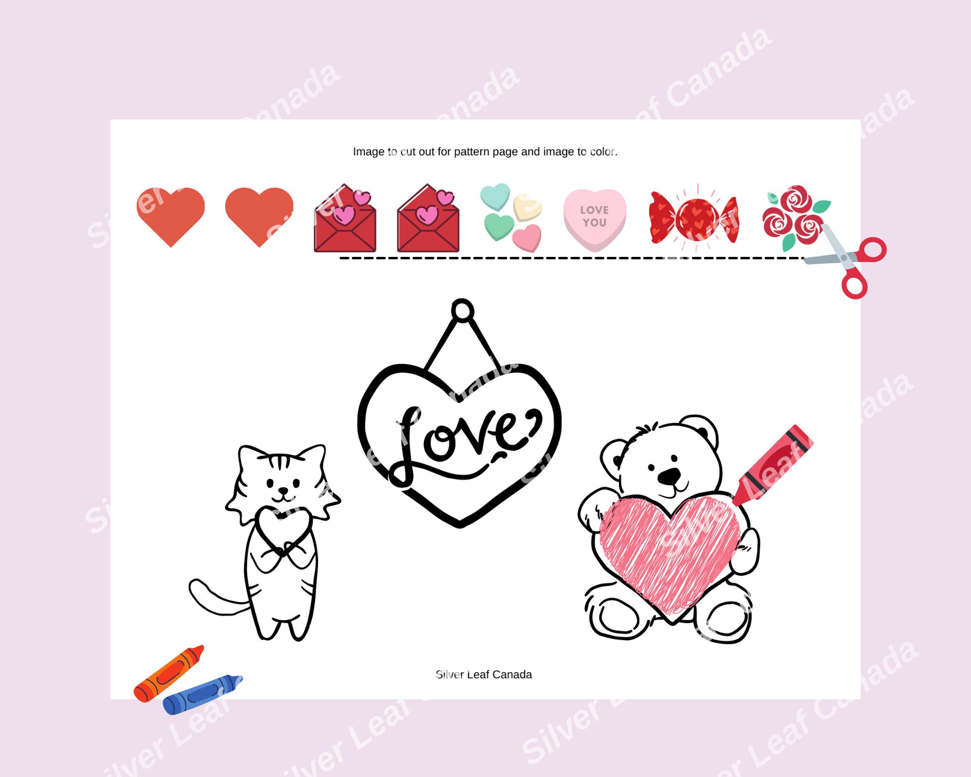 Math Counting Pattern Worksheets Valentine Learning Binder | Etsy