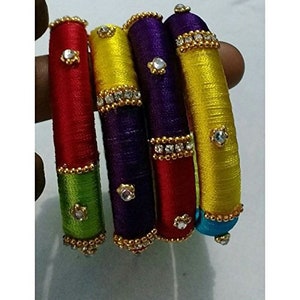 Silk thread bangles hotsell shop near me