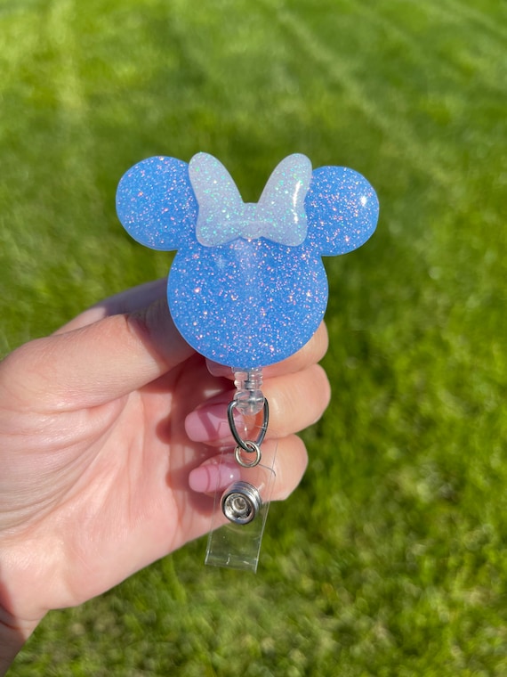 Minnie Inspired Badge Reel Disney Badge Reel Retractable Badge