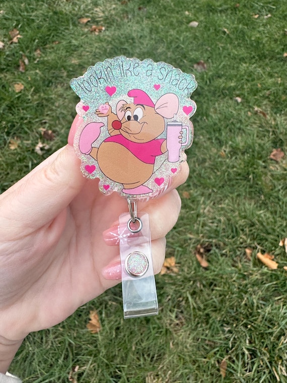 Lookin like a snack badge reel  | Valentines Day Badge Reel | vday badge | badge holder | badge clip | nurse | teacher | cute badge |