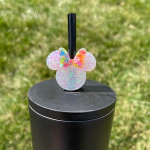 Minnie Inspired Straw Topper | Disney straw topper | straw buddy | Disney accessories | Disneyland | Disney world | cute