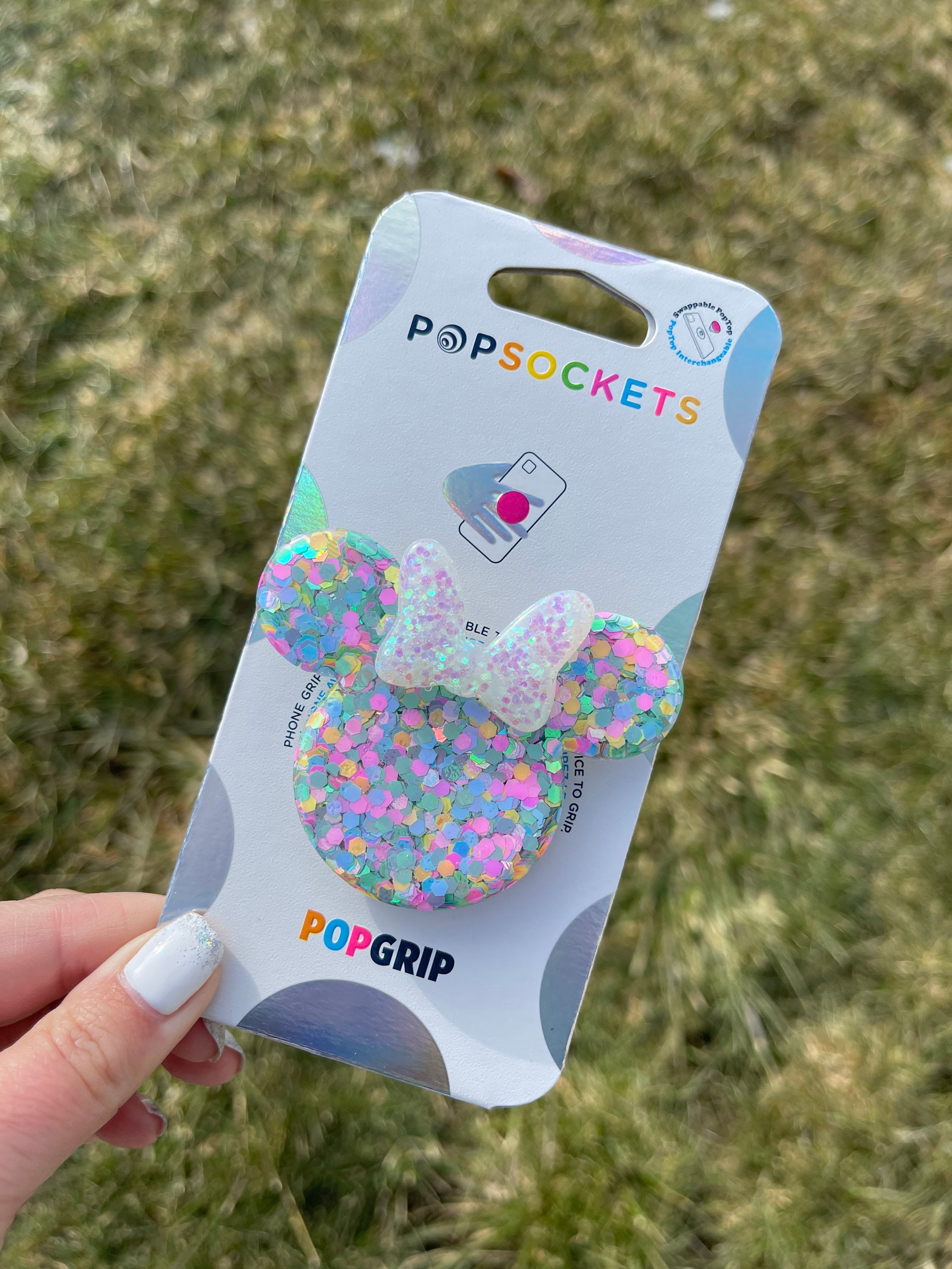 Pastel Confetti Minnie Inspired Popsocket Disney inspired Popsocket Mickey inspired Popsocket phone grip cute