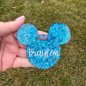 Mickey Inspired luggage tag | Disney luggage tag | travel | Disney vacation accessories | luggage tag