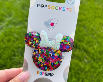 Mickey Confetti Popsocket | Phone grip | Disney Popsocket | Disney Phone grip | Mickey Popsocket |