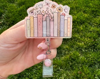Eras Albums as Book Badge Reel | Book Badge Clip | Badge Holder | Read Badge  | nurse | teacher medical