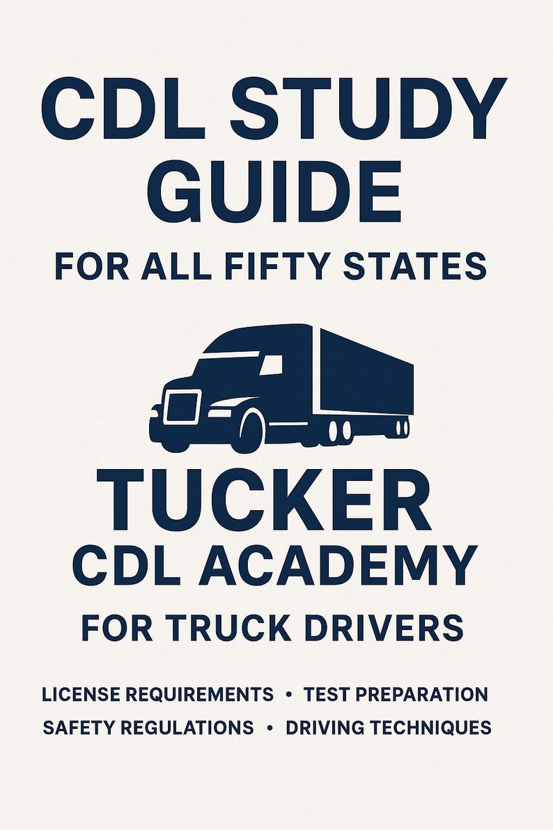 CDL STUDY GUIDE - Etsy