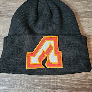 Vintage Atlanta Flames patch Toque
