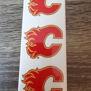 Vintage 90s Calgary Flames Stickers