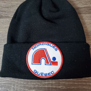 Vintage Quebec Nordiques Patch Winter Hat