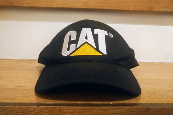 Vintage CAT Tractor Dad Hat - image 1