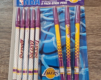 Vintage LA Lakers Pen set