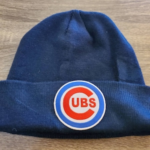 Vintage Chicago Cubs patch winter hat