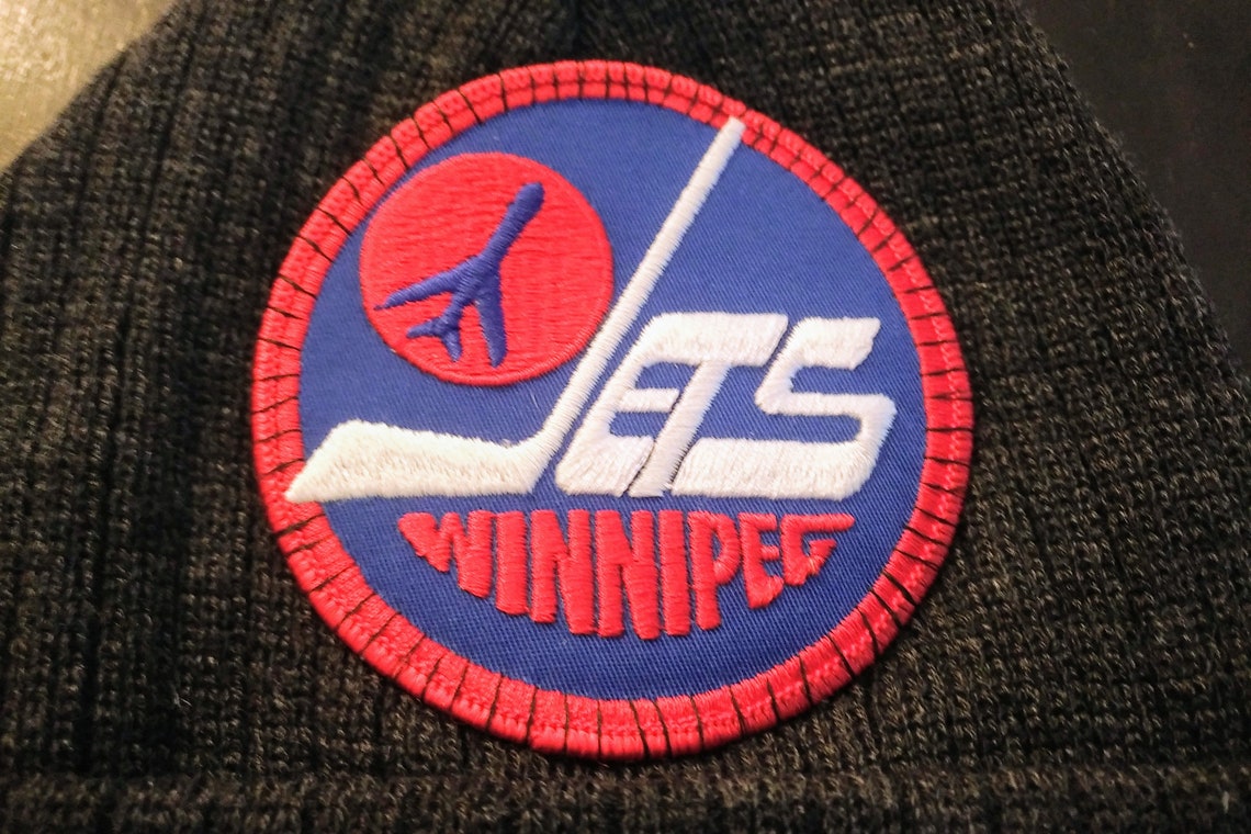 Vintage Winnipeg Jets Patch Toque Adult M Etsy