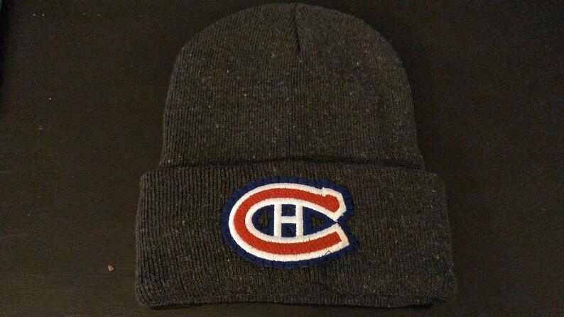 Vintage Montreal Canadiens Patch Toque