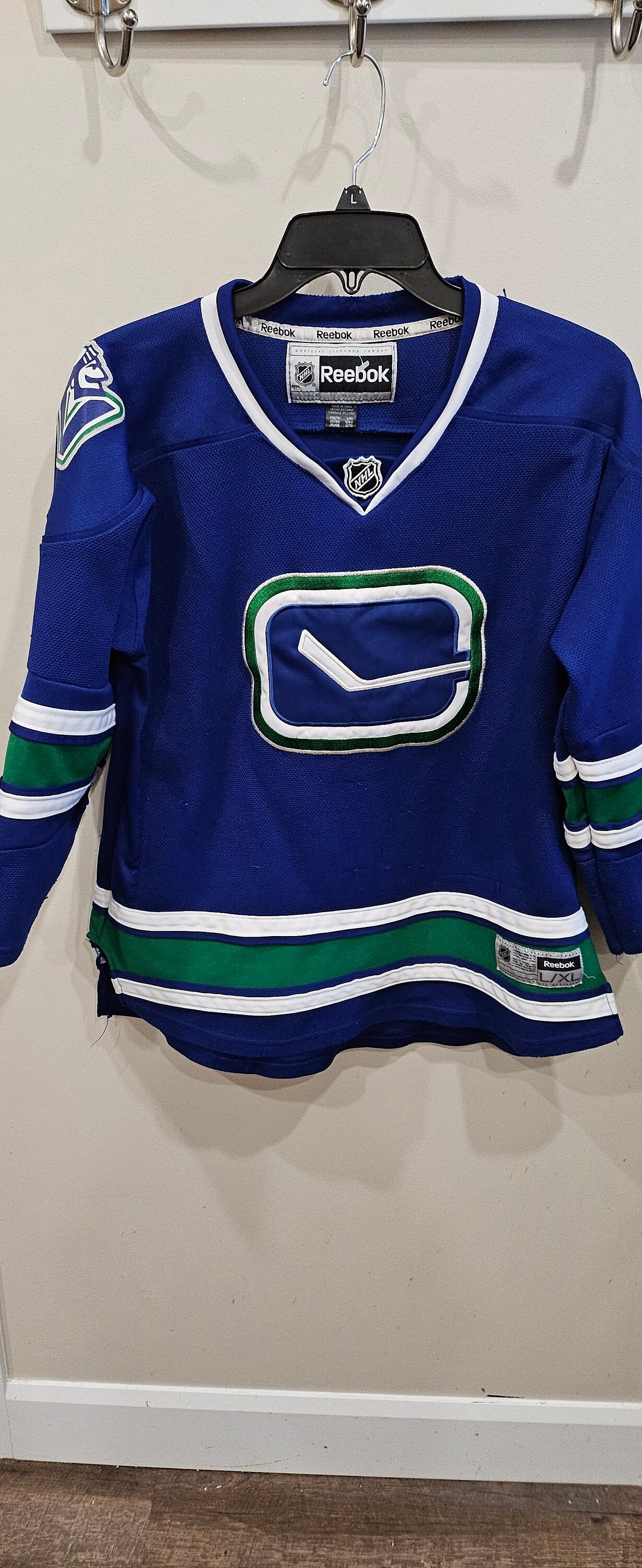 Hockey Jersey Canucks Reebok Skate Jersey Vintage Vancouver