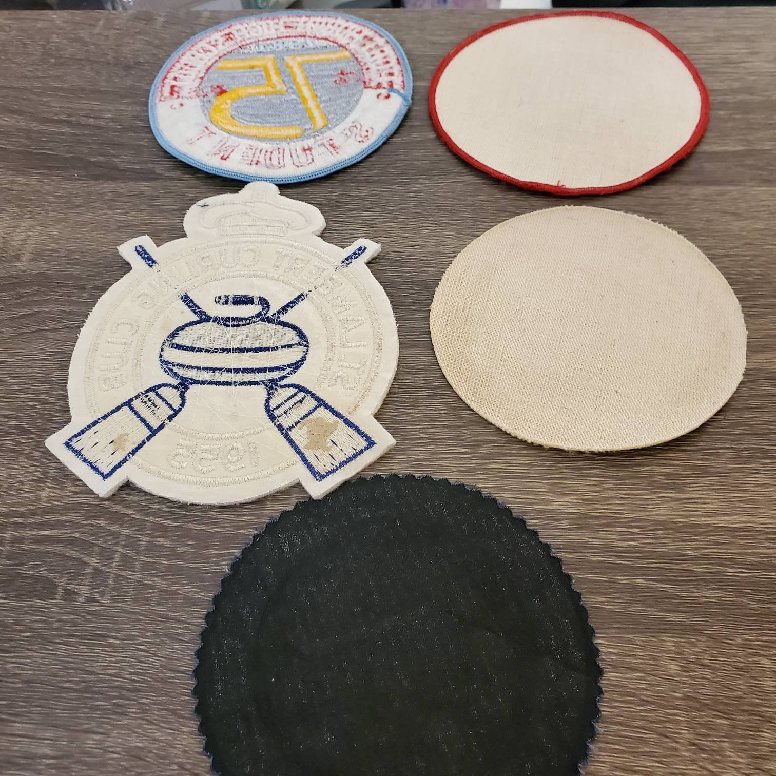 Lot De 9 Patchs Vintage Pêche – Années 70 Et Après, Originaux USA, Bon état
