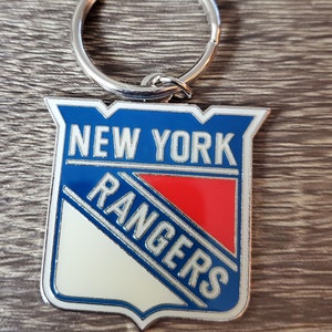 Vintage New York Rangers keychain