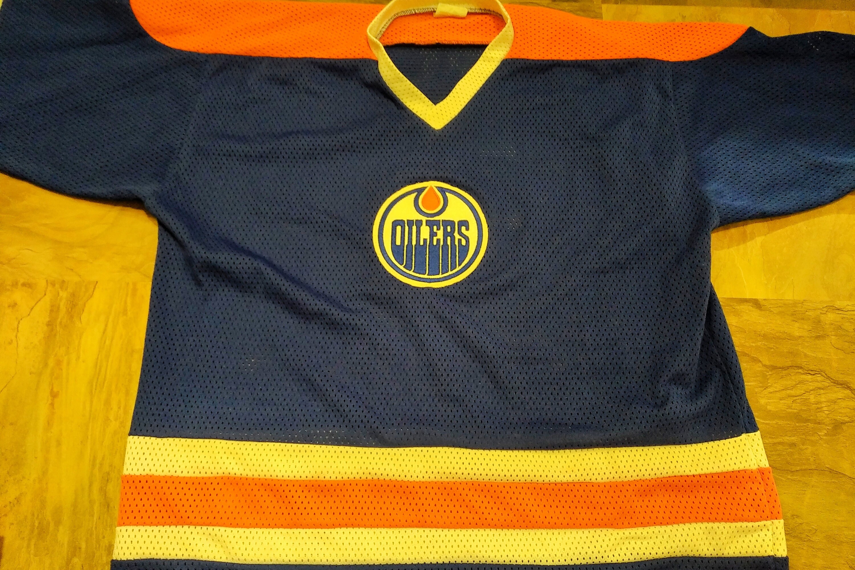 1980s Vintage Edmonton Oilers Jersey Men's XL Etsy