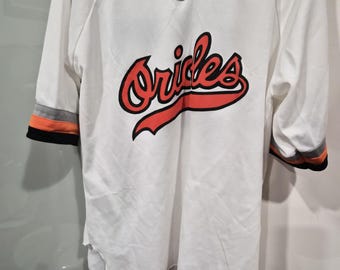 Vintage 90s Baltimore Orioles Canadian made jersey, men's xxl