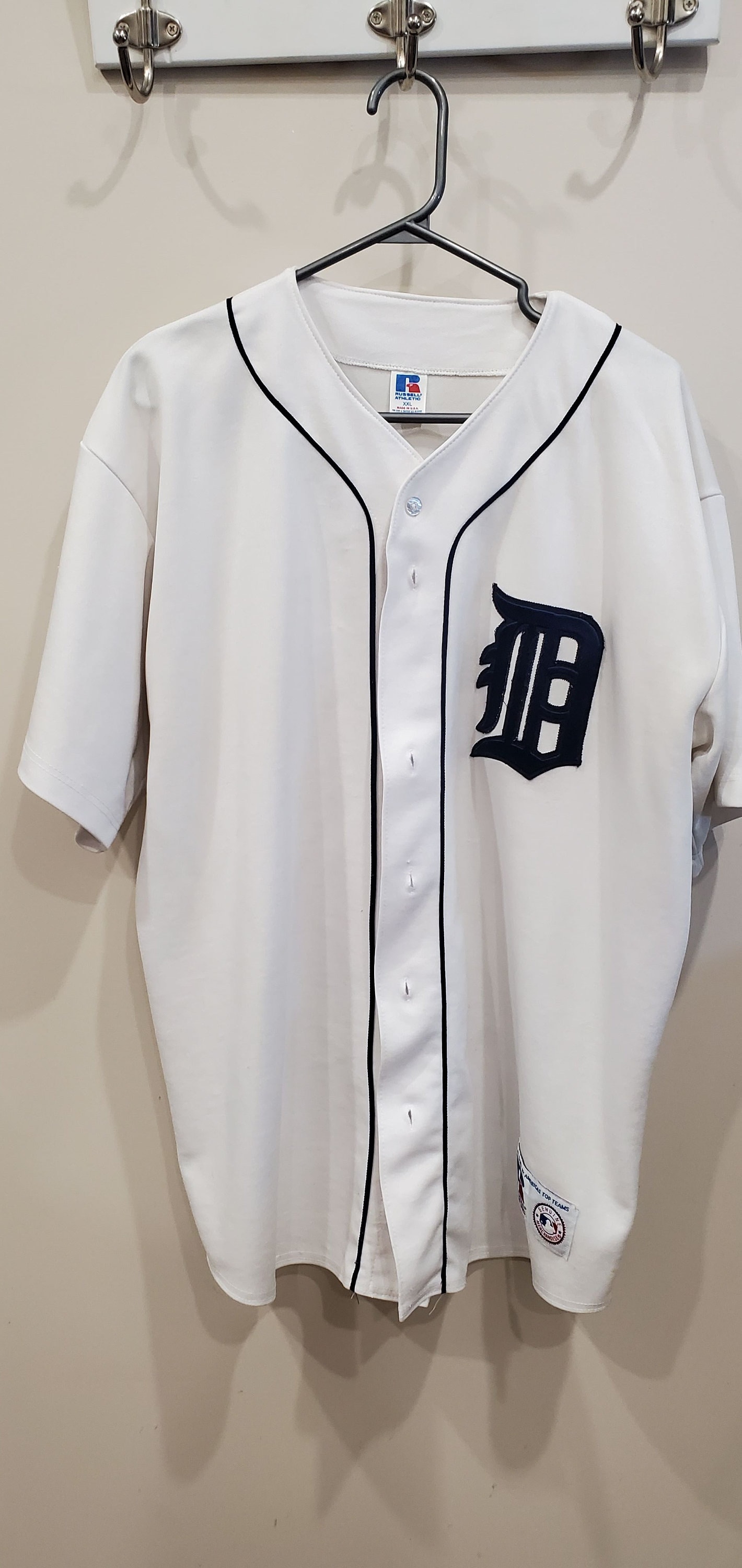 Authentic Majestic DETROIT TIGERS ROAD GRAY COOL BASE STITCHED Jersey Size  4XL