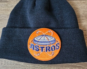 Vintage Houston Astros Patch Winter hat