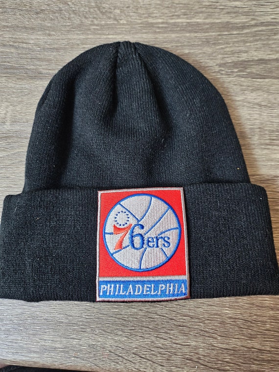 Vintage 90s Philadelphia 76ers patch winter hat - image 1