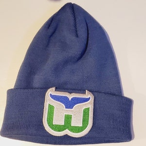Vintage Hartford Whalers patch winter hat