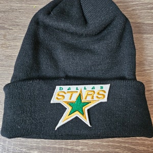 Vintage Dallas Stars patch toque/winter hat