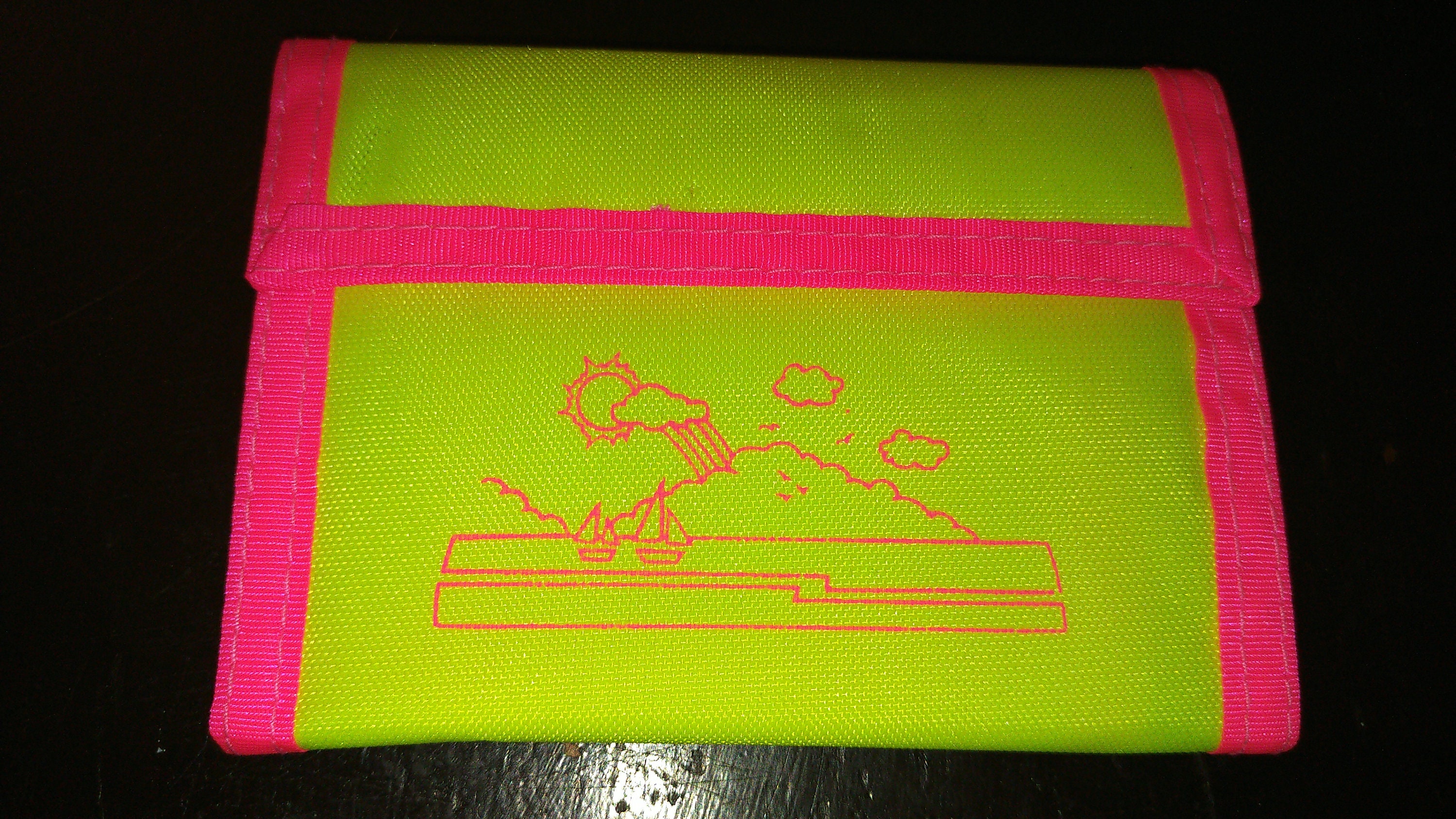 Vintage 1980s Velcro Wallet Etsy