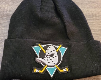 Vintage Anaheim Mighty Ducks patch winter hat