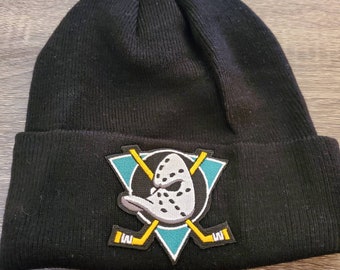 Vintage Anaheim Mighty Ducks patch winter hat