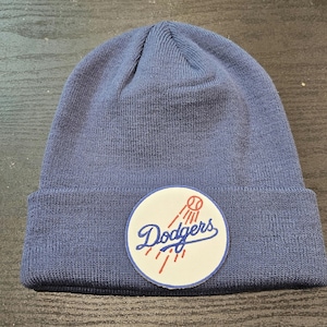 Vintage 90er Jahre LA Dodgers Patch Wintermütze