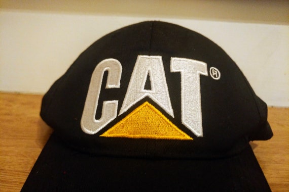 Vintage CAT Tractor Dad Hat - image 2