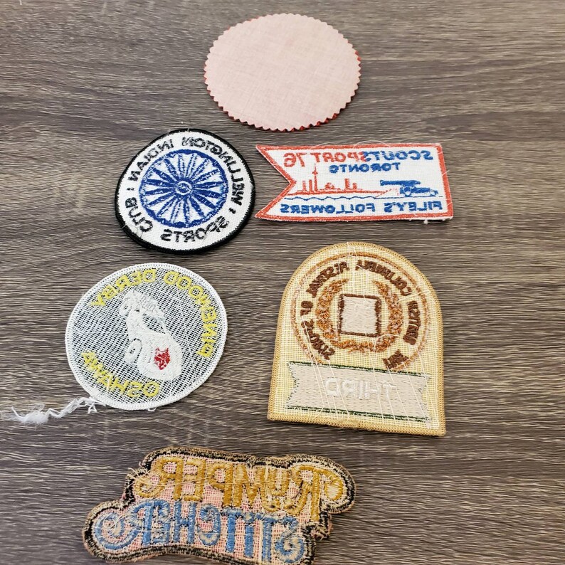 Assorted Vintage 70s and 80s Patch Lot, 6 in Total - Etsy