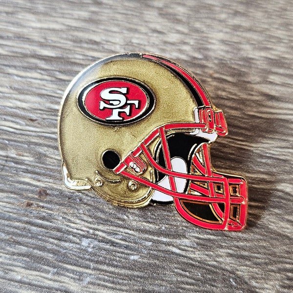 Rare, vintage 1990s San Francisco 49ers helmet pin